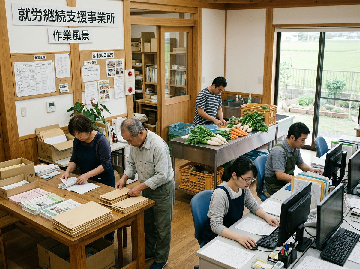 受託作業の内容と進め方を確認する様子