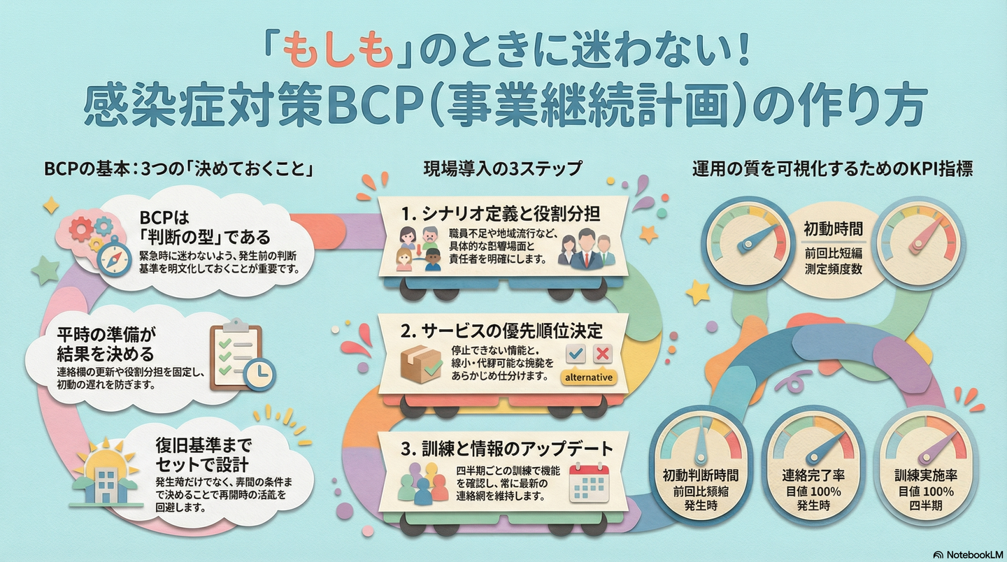 感染症対策BCP（事業継続計画）の策定