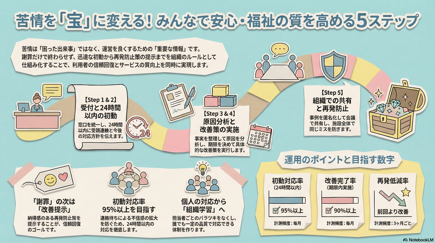苦情解決の仕組み：リスクマネジメントの要