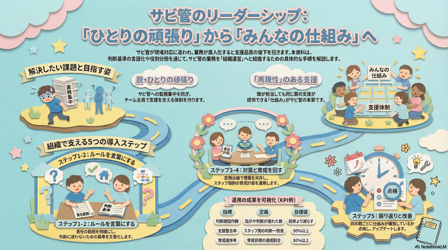 サービス管理責任者のリーダーシップ要件