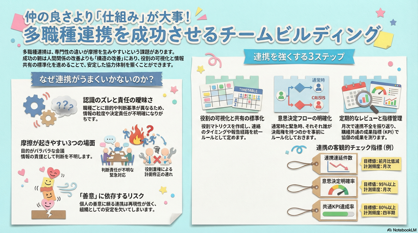 チームビルディング：多職種連携の要諦