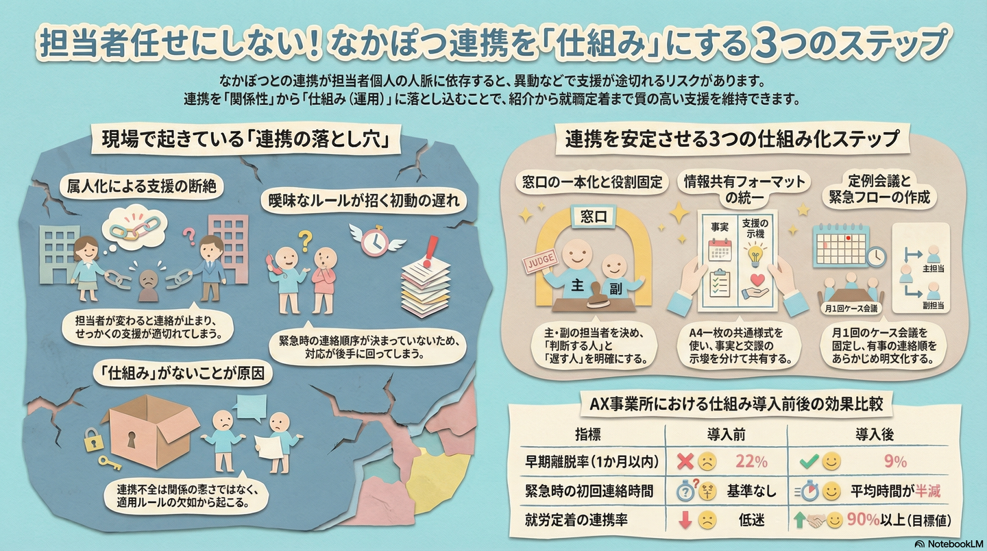 就業・生活支援センターとの効果的な連携実務