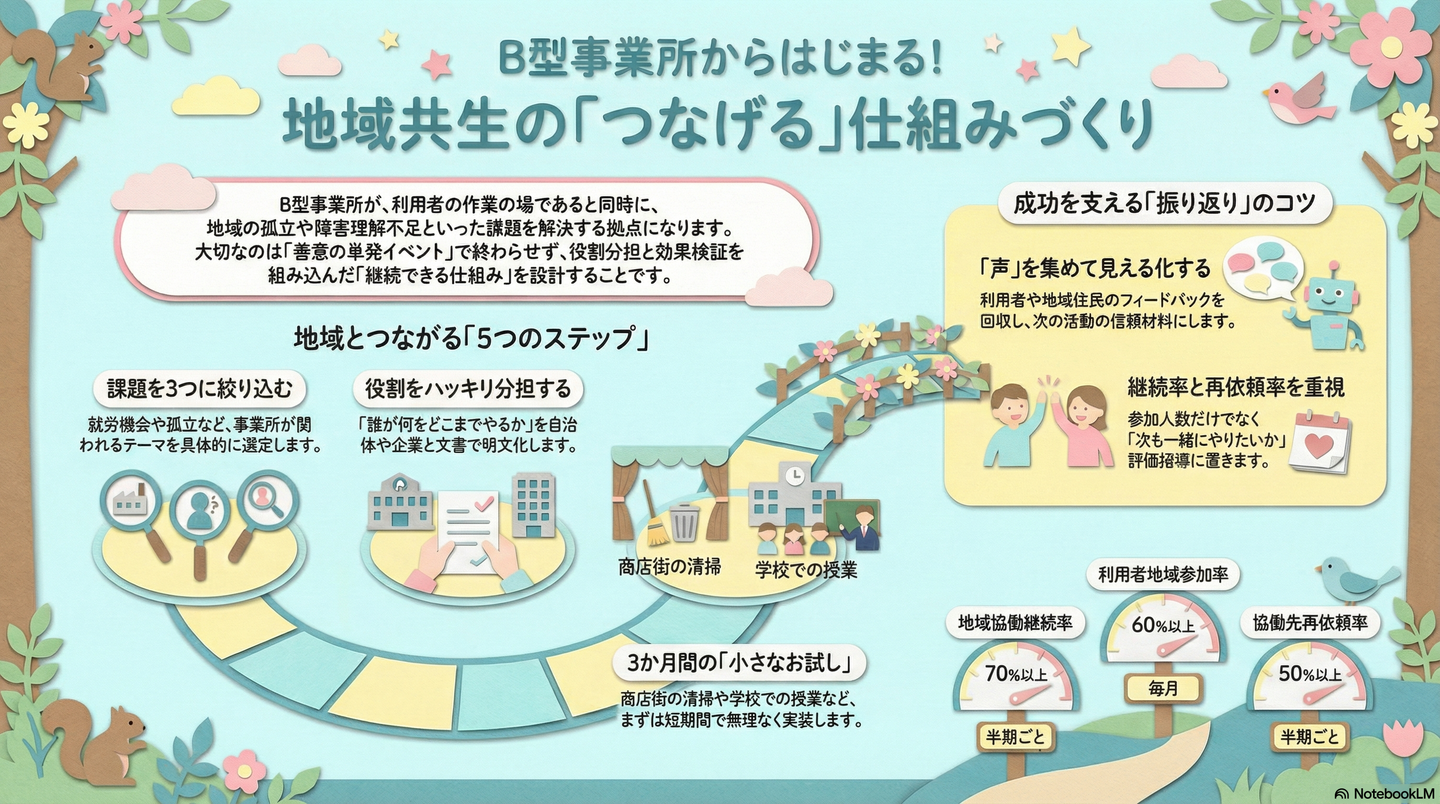 地域共生社会の実現：B型事業所が担うソーシャルアクション