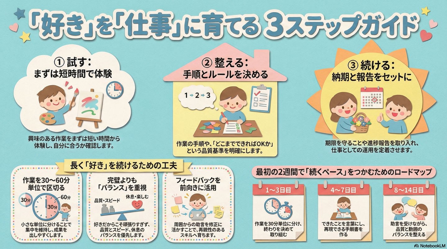 「好きなこと」を仕事にするには？B型事業所で現実的に形にする方法