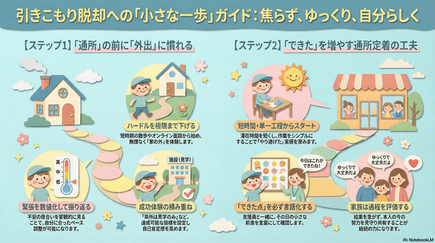 【事例】引きこもりから脱却｜「外に出るのが怖い」から始めた小さな一歩