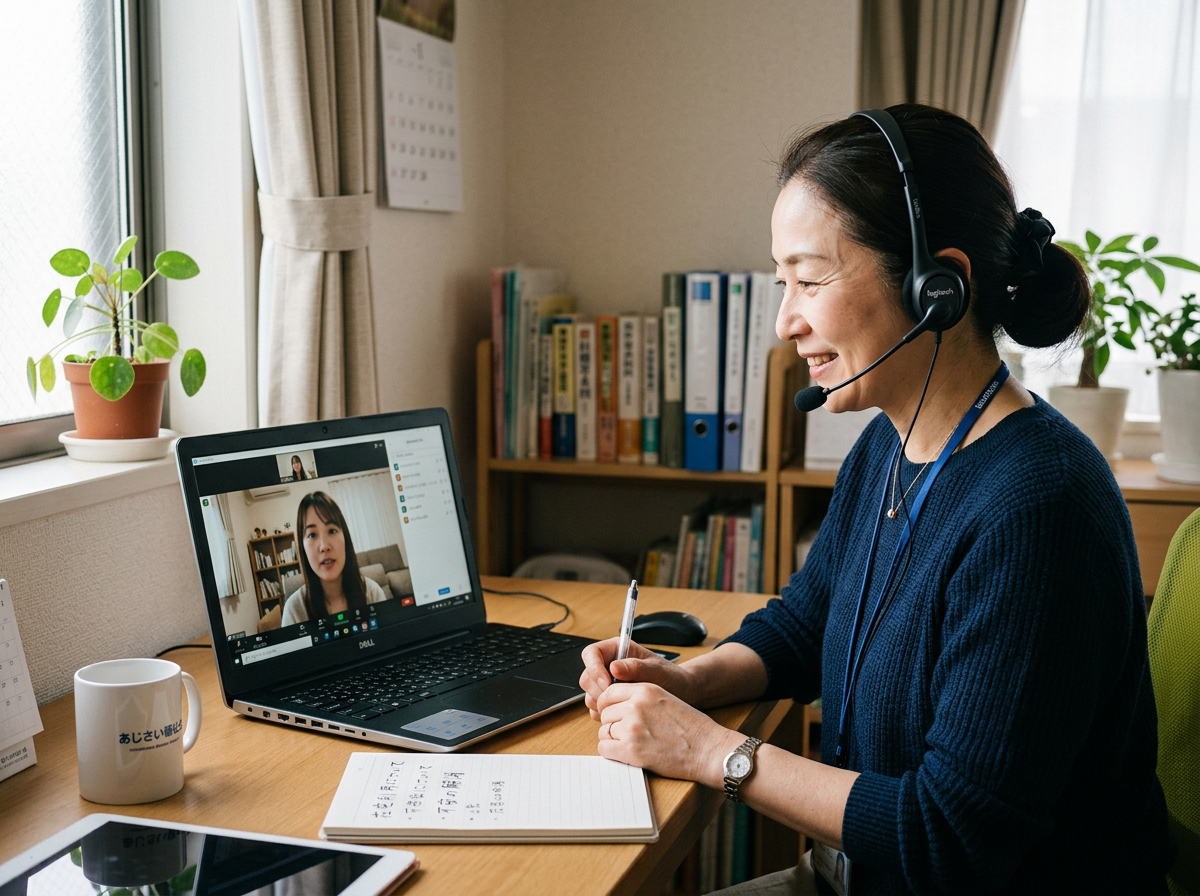 オンラインでの相談風景