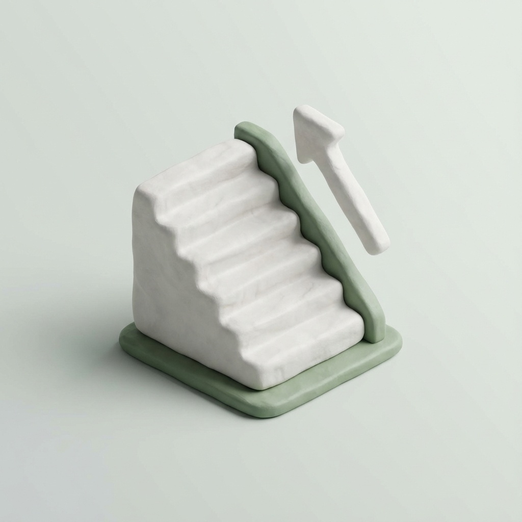 ステップアップのアイコン